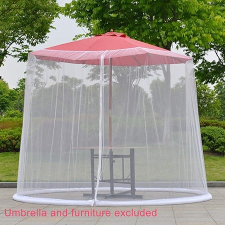 Amazon Com Lovt Patio Umbrella Mosquito Netting Patio Umbrella