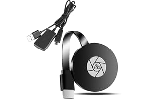 QIDUHUQI Miracast Dongle,Wireless HDMI Display Dongle Adapter, Screen Mirroring Adapter for i-Phone, i-Pad, Android, Tablet, Laptop, Window to HDTV/Monitor/Projector, Compatible Miracast, Air Play, DLNA