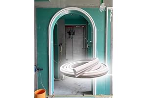 Flexible Wall Trim Doorway Arch Molding, Premade Arch Kit Door Arch Moulding for Door Frame, Interior Curved Frame Half Circl
