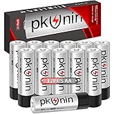 Ocvrszsw AA Batteries 12 Pack LR6 1.5V Alkaline Double A Battery, 12-Year Shelf Life