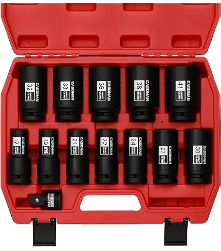 LodinG(仏)／344／size 6 Stanley J74116 Proto 19-Piece 6 Point 1/2-Inch Drive Deep
