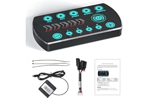 Qagea Throttle Response Controller 10 Drive Modes Smart Electronic Racing Accelerator Compatible with 2007-2018 Chevy Silverado Suburban, 2007-2020 Tahoe, 2007-2018 GMC Sierra, 2007-2020 Yukon
