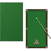 Billiards Cloth, Professional Pool Table Felt fits Standard 9 Foot Table, for Indoor Billiard Sports Pool Table Cloth Accessories Set, Green/Red