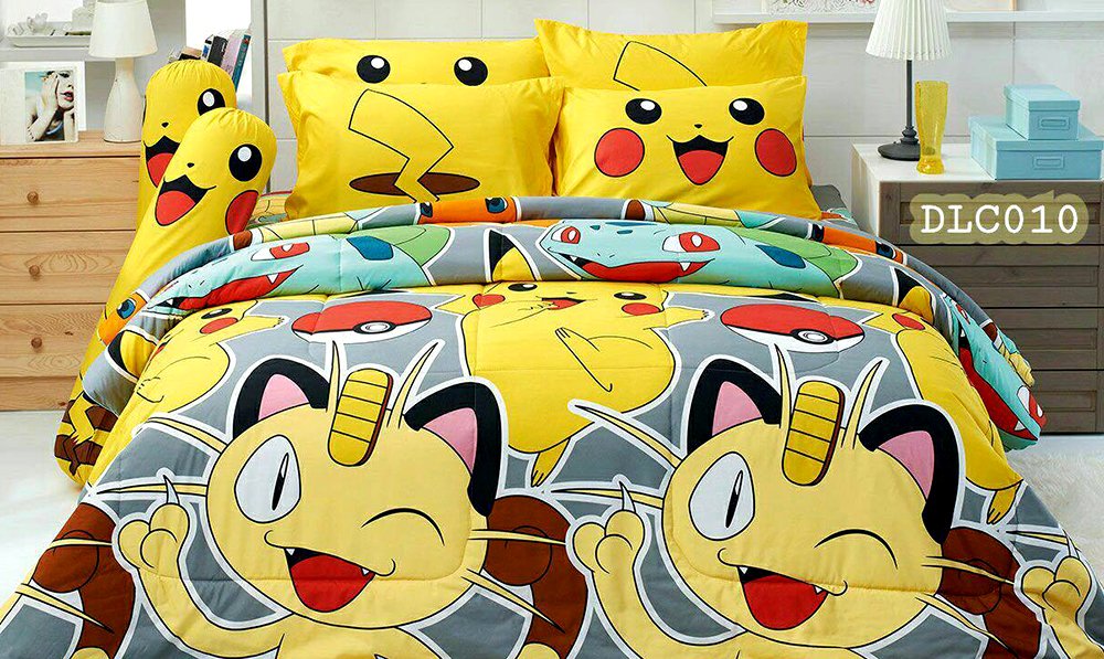pokemon bed sheets queen