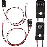 Fyntave 2 Pcs IR Break Beam Sensor Module with 5mm Infrared LEDs, 3.6V-5.5V Photoelectric Beam Switch, 33cm Cable NPN Normally Open Distance Sensor for DIY Robotics &amp; Counting Projects