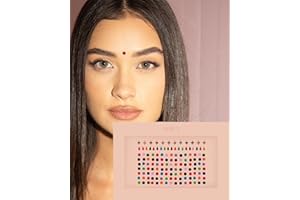 Avantika Bindi by MERCY LONDON Crystal Indian Bindi Face Jewels Gold Multi Packet