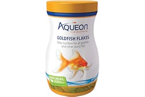 Aqueon Goldfish Fish Food Flakes, 7.12 Ounces