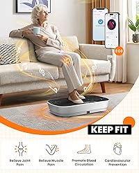AXEFIT Vibration Plate Exercise Machine - Bluetooth