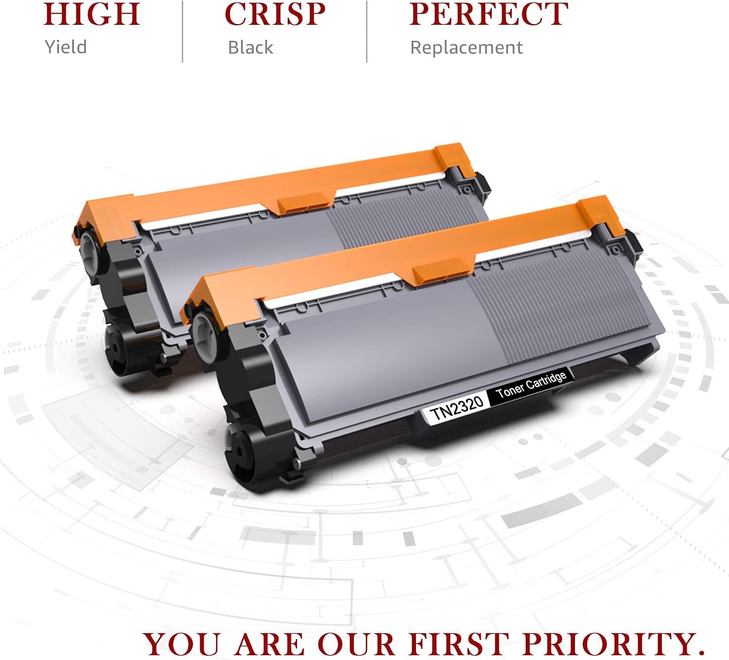 Toner Kingdom Compatible Toner Cartridge Replacement for Brother TN2320 for MFC-L2700DW MFC-L2700DN MFC-L2740DW MFC-L2720DW DCP-L2500D DCP-L2520DW HL-L2340DW HL-L2300D HL-L2365DW (Black - Image 3