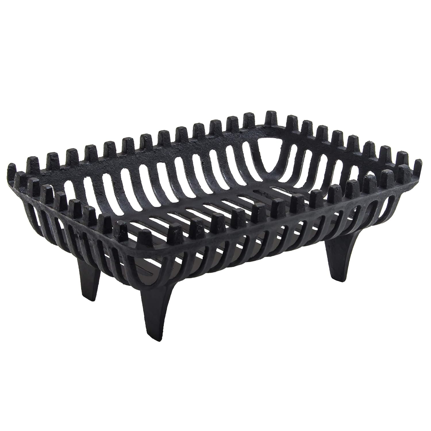 Home Discount Cast Iron Log Basket, Large 18" Amazon.co.uk Kitchen & Home