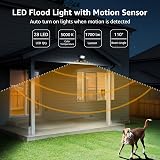 Lepro Outdoor Motion Sensor Light 20W 2000 Lumen IP65 Flood Security Light view 2