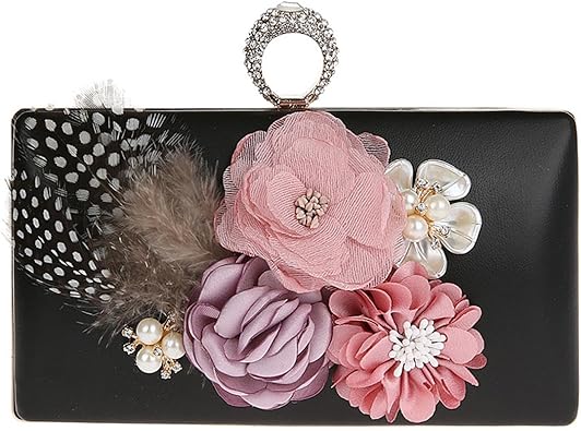 floral clutch purse