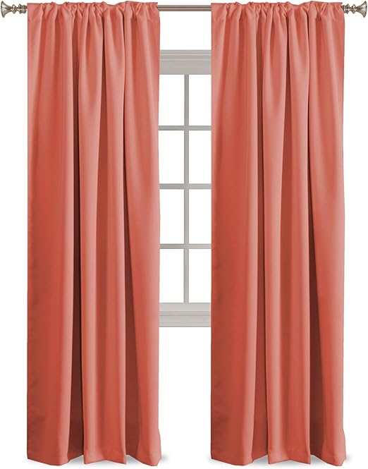 Amazon Com Blackout Curtains Thermal Insulated Window Curtains