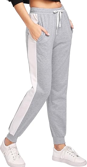 Amazon Sweatyrocks レディース ドローストリングウエスト アスレチック スウェットパンツ ジョガーパンツ ポケット付き Us サイズ Large カラー グレー カプリ クロップトパンツ 通販