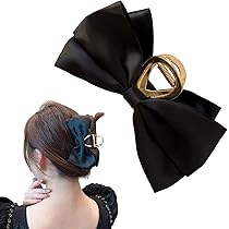 Amazon.com : AEGYPIUS Bow Claw Clip, 4.7 Inches Black