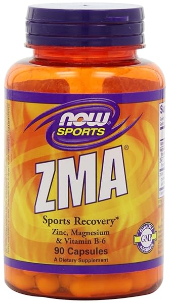 NOW SPORTS ZMA CAPSULES, 90 COUNT