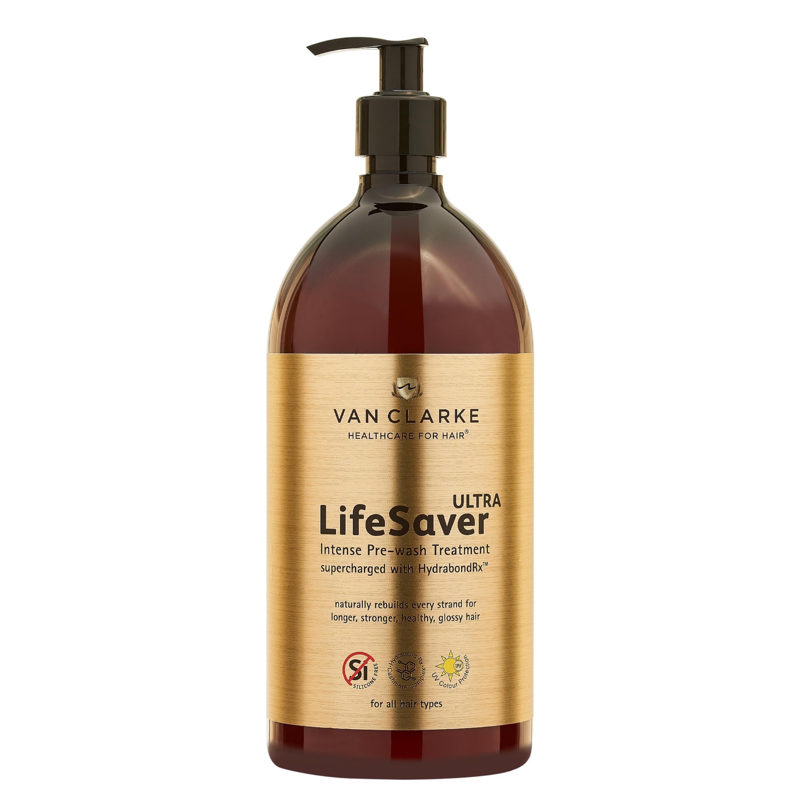 3'''More Inches LifeSaver Ultra Intense Pre-wash Treatment 1000ml - Hair Repair for Split Ends, Broken Bonds, Damaged & Dry Hair - Sulphate Free, No Added Fragrance - Hair Care by Michael Van Clarke