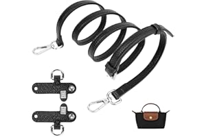 Azjachiny Purse Straps for Women Crossbody Bag Replacement Leather Strap Accessories Set Suit for Long champ Bag
