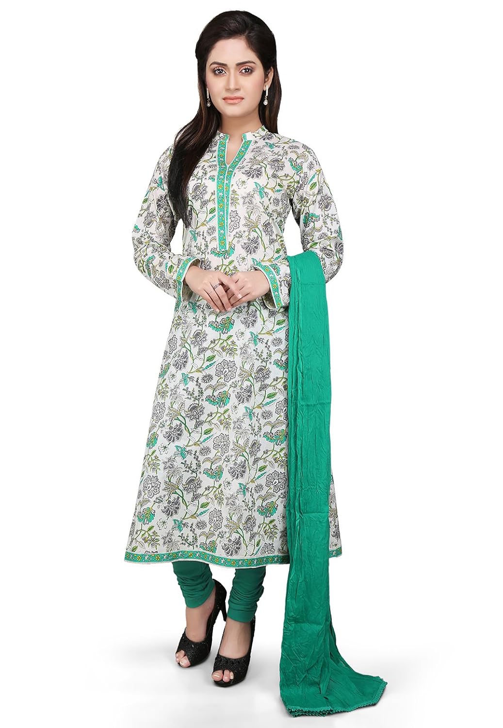 vastra vinod women's cotton salwar suit set