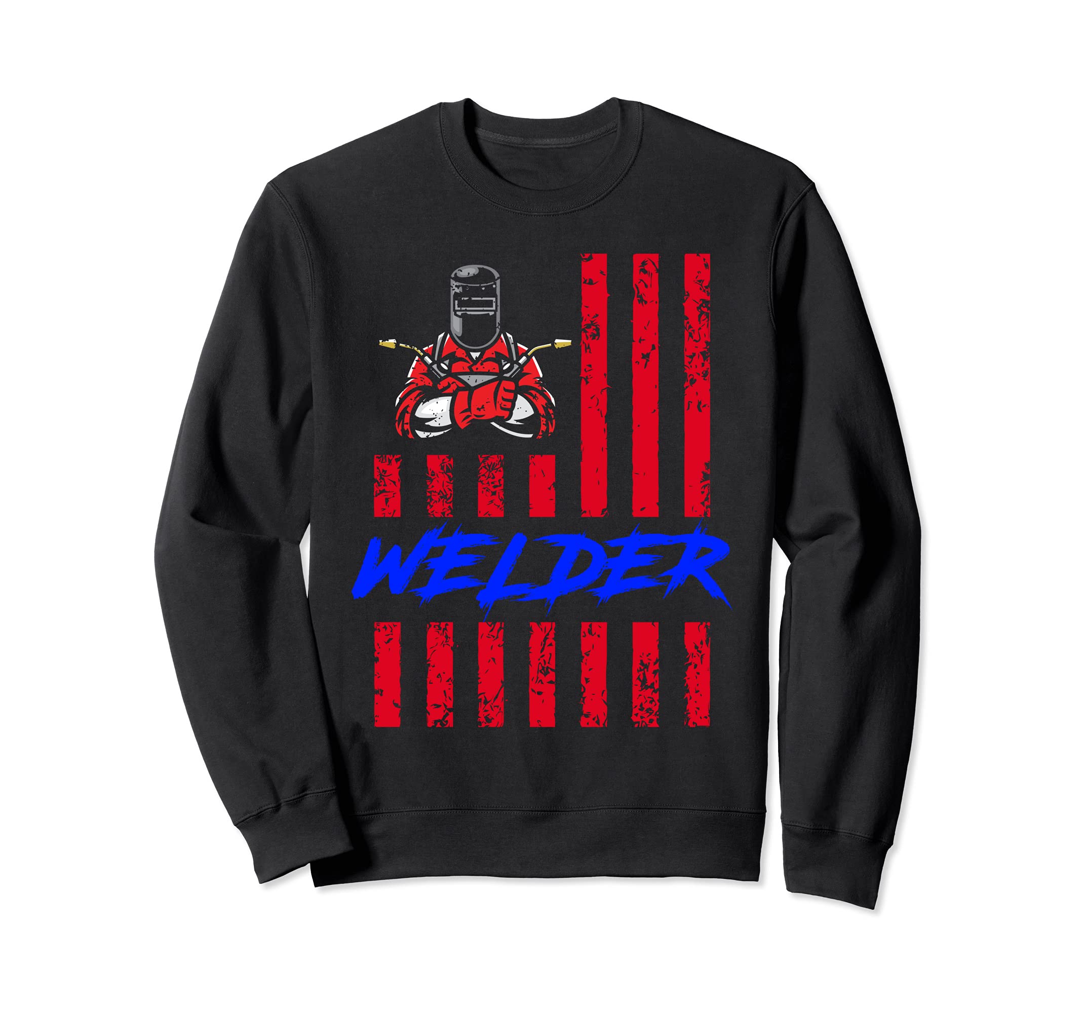 American Flag Patriotic Welder Engineer Welding Engineering Sweatshirt