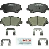 BOSCH BC1543 QuietCast Premium Ceramic Disc Brake Pad Set - Front | Compatible with Select Hyundai Elantra, Elantra Coupe/GT; Kia Forte, Forte Koup, Forte5