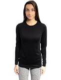 Buy ClimateRight by Cuddl Duds Microfiber warm underwear Long sleeve top ( Black) Online at desertcartAntigua and Barbuda
