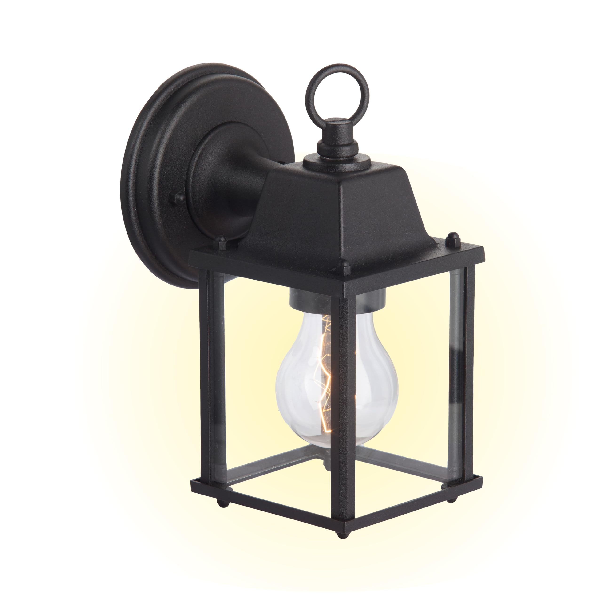 Brilliant Irvin 96186/06 External Hanging Light E27 / 1x Max 60 W Bulb Metal/Glass Black