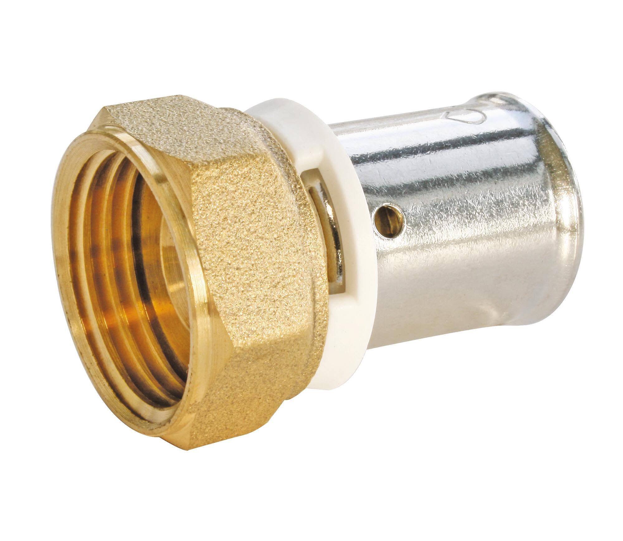 SOMATHERM FOR YOU 3540730015556 RACC Right Female Crimp 20-1/2 Pipe Diameter 20 Per Crimping Fitting Law Throwing Nut 15/21 (1/2 Inch), None