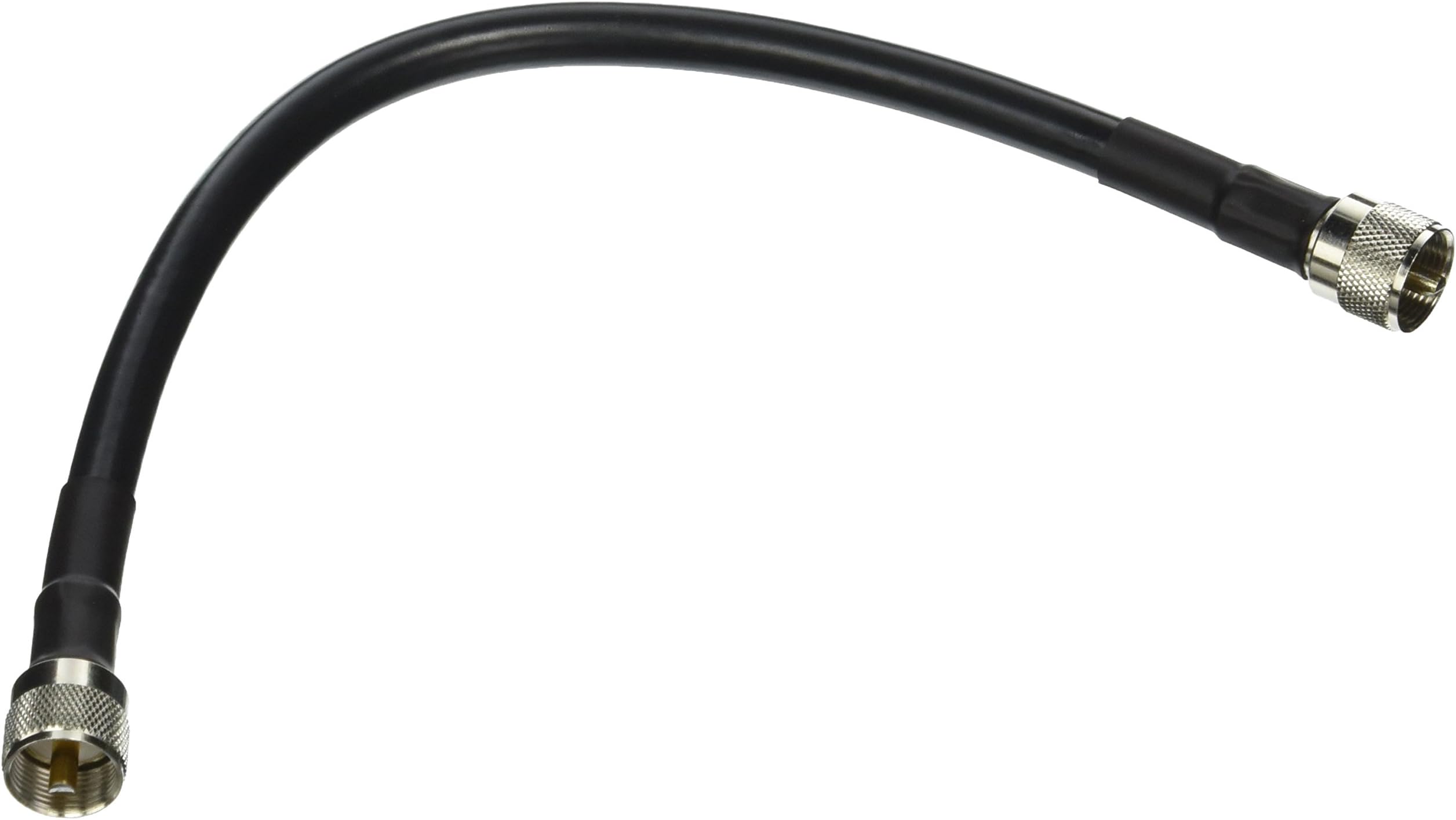 MPD Digital USA Made Ham CB Radio GMRS Repeater Transmission MILSPEC M17/ 163A RG-213/U (RG8/U) Coaxial Cable with Soldered Silver UHF PL-259 Connectors, 12 inches