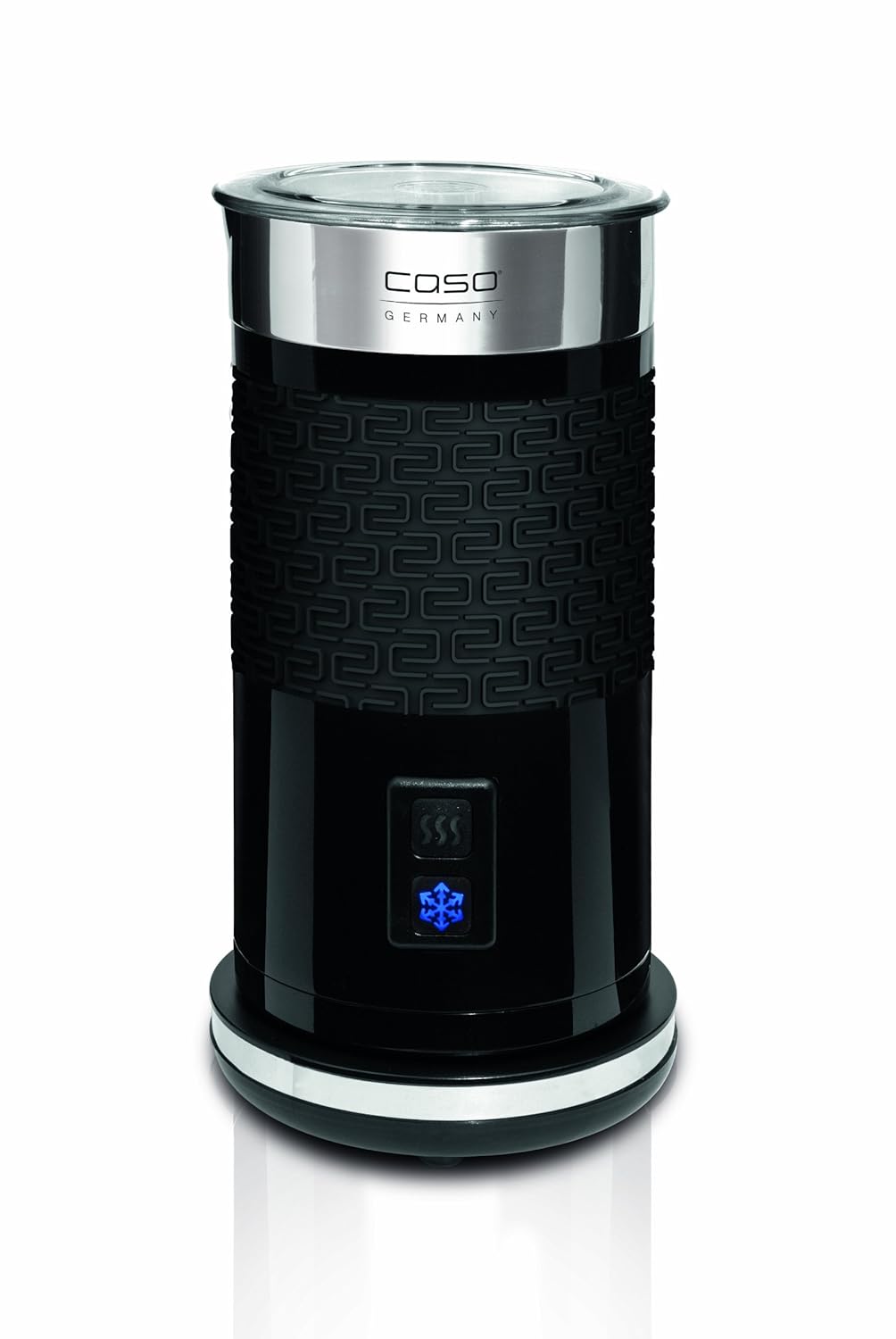 Caso Fomini Crema Espumador de leche acero inoxidable color negro