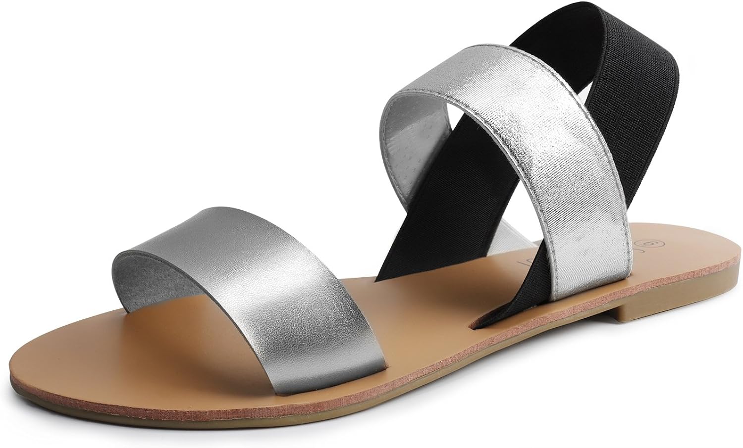 sandalup elastic flat sandals