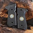 Beretta 92FS, 92, 92F, 92A1, 92FS INOX, 92G, 92D, 96, 96D, 96A1, M9A1 Compatible Samurai Edge Raccoon City Stars Logo Grip (Black Walnut)