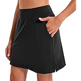 Oyamiki Women's Active Athletic Skort Lightweight Tennis Skirt Perfect for Running Training Sports Golf