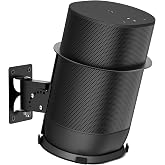 Yibracki Protective Metal Speaker Mount for Sonos Move and Sonos Move 2 Wall Mount with Tilt &amp; Swivel Adjustment Speaker Wall Mount Hook for Sonos Move 2 Mount Bracket of Indoor/Outdoor Usage, Black