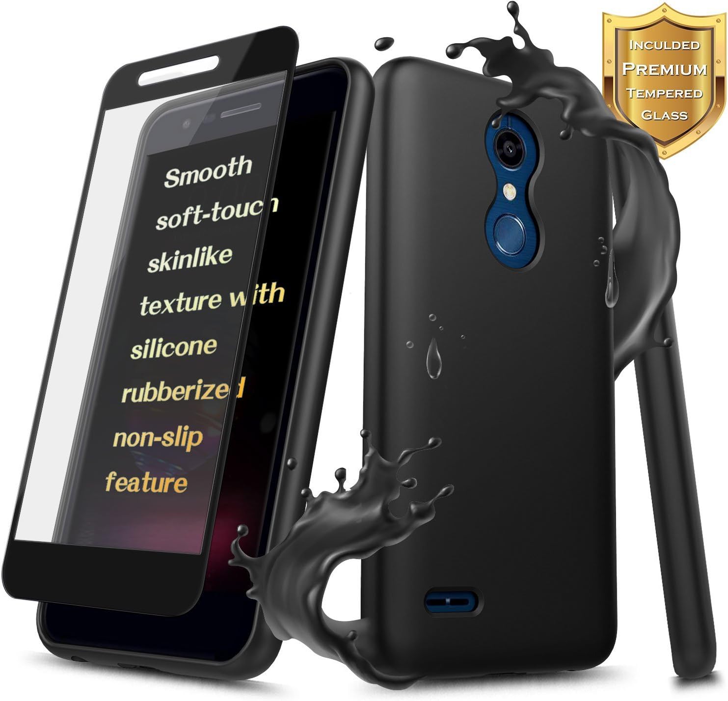 Best lg premier lte case w glass screen protector