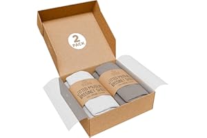 KOOLERTHINGS Bassinet Fitted Sheets - Compatible with Baby Delight Beside Me Dreamer Bassinet & Baby Joy Bedside Sleeper | 100% Organic Muslin Cotton - White + Grey | 33X20 (2 Pack)