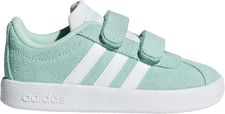 adidas vl court suede junior trainers