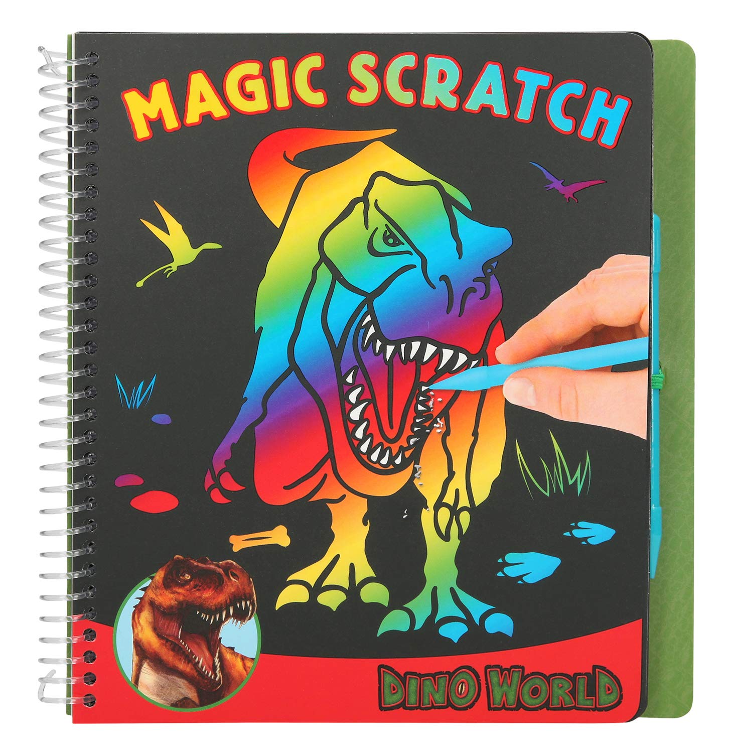 Depesche 10363 Magic Scratch Book Dino World Giochi e giocattoli Libri