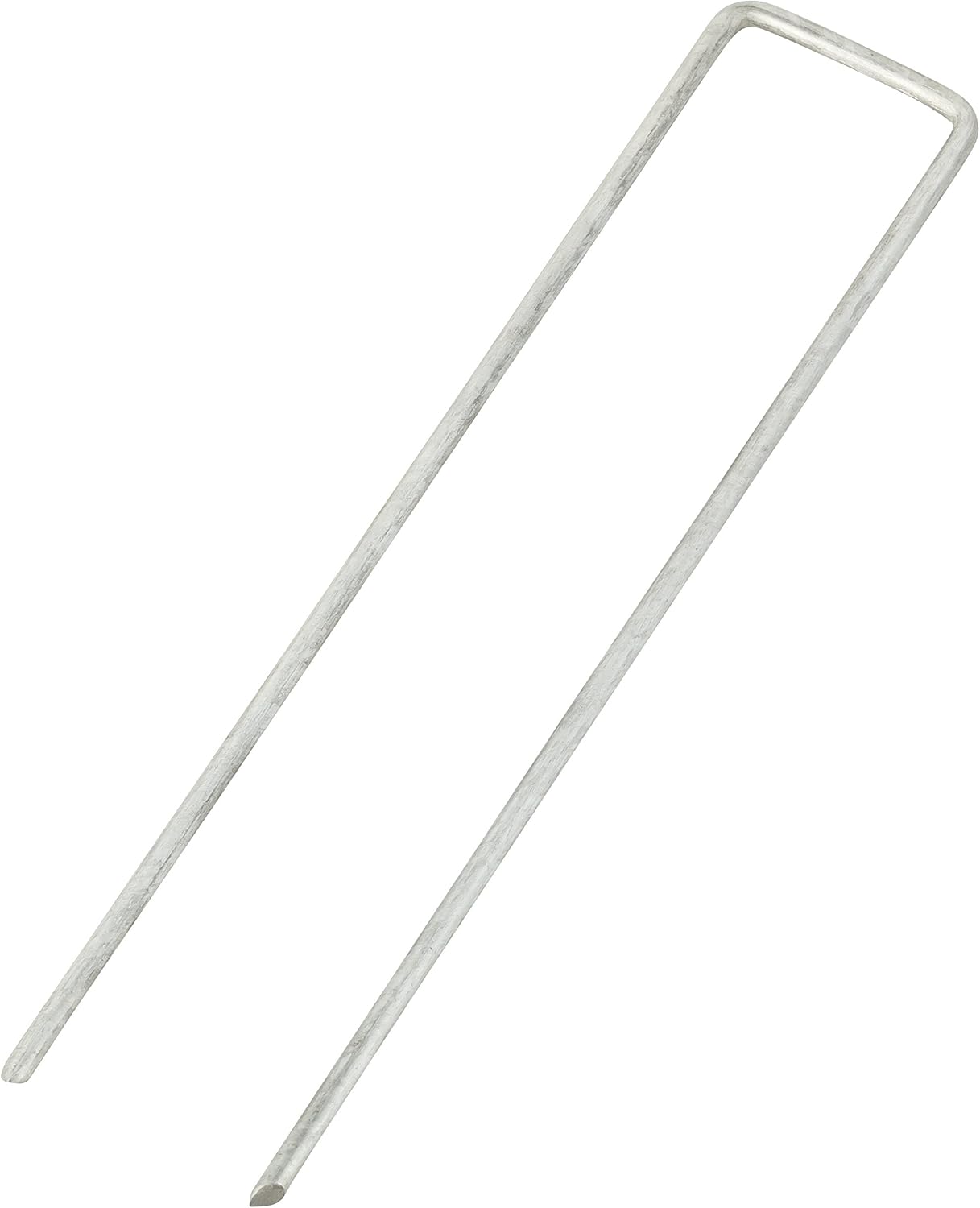 WUNDERGARDEN Pack of 100 x 6''/150mm 11 Gauge U-shaped multi-purpose galvanised steel Garden Securing Pegs - Image 3