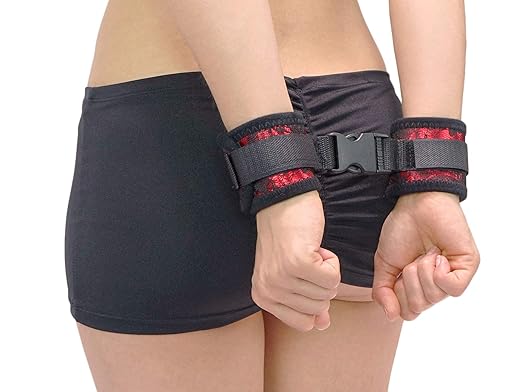Soft-Bondage Handfesseln Klettfesseln mit Klick-Verschluss