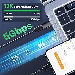 Renmou USB to USB C Adapter 4 Pack for iPhone 15