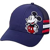 Disney Men’s Mickey Mouse Hat – Snap-Back Baseball Cap, Dad Hat, Size One Size, Mickey Navy/Black
