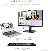 ASUS BE279QSK 27" Full HD IPS Video Conferencing Monitor Webcam Mic Speakers view 4