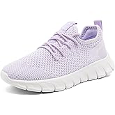 Women Gym Running Walking Shoes Tennis Fashion Sneakers Workout Atheltic Non Slip Lightweight Breathable Sport Shoe Purple Size 6.5