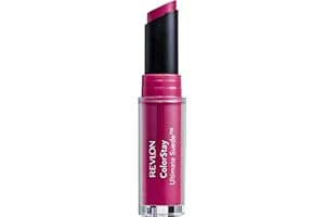 REVLON Lipstick, ColorStay Ultimate Suede Lipstick, High Impact Lip color with Moisturizing Creamy Formula, Infused with Vitamin E, 005 Muse, 0.09 Oz