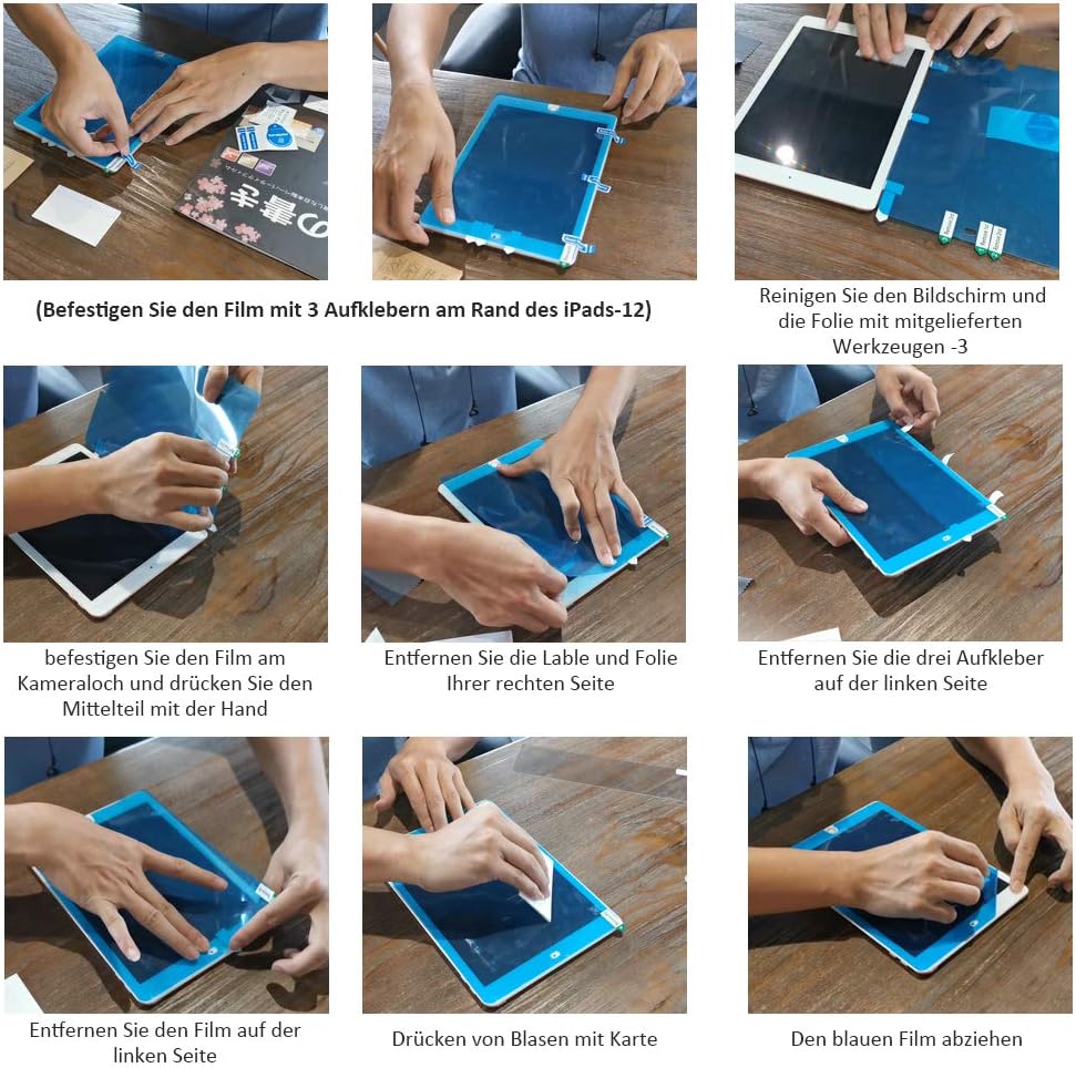 Junfire Matte Screen Protector for iPad 9th/8th/7th Generation 10.2 Inch 2021/2020/2019, Anti Glare Paper Texture PET Film - Image 4