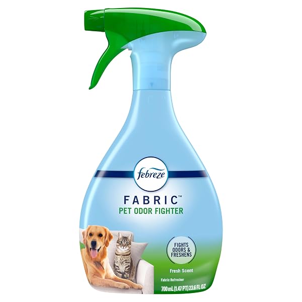 FEBREZE FABRIC SPRAY AIR FRESHENER, ODOR-FIGHTING FABRIC REFRESHER, SNEAKER BALLS ALTERNATIVE, COUCH CLEANER, LINEN SPRAY, MULTI-USE, PET ODOR FIGHTER SCENT, 23.6 FL OZ