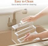 Lifewit Clear Display Stand 12 Inch 4-Tier Plastic Riser for Vanity view 7