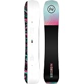 Nidecker Venus Women's Directional All-Mountain Snowboard | Freeride, Powder, Flex 4/10, Rocker/Camber/Rocker, Pop Carbon, Extruded Base, Intermediate