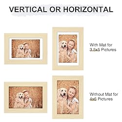 Vittanly 4x6 Picture Frame, Display Pictures 3.5x5